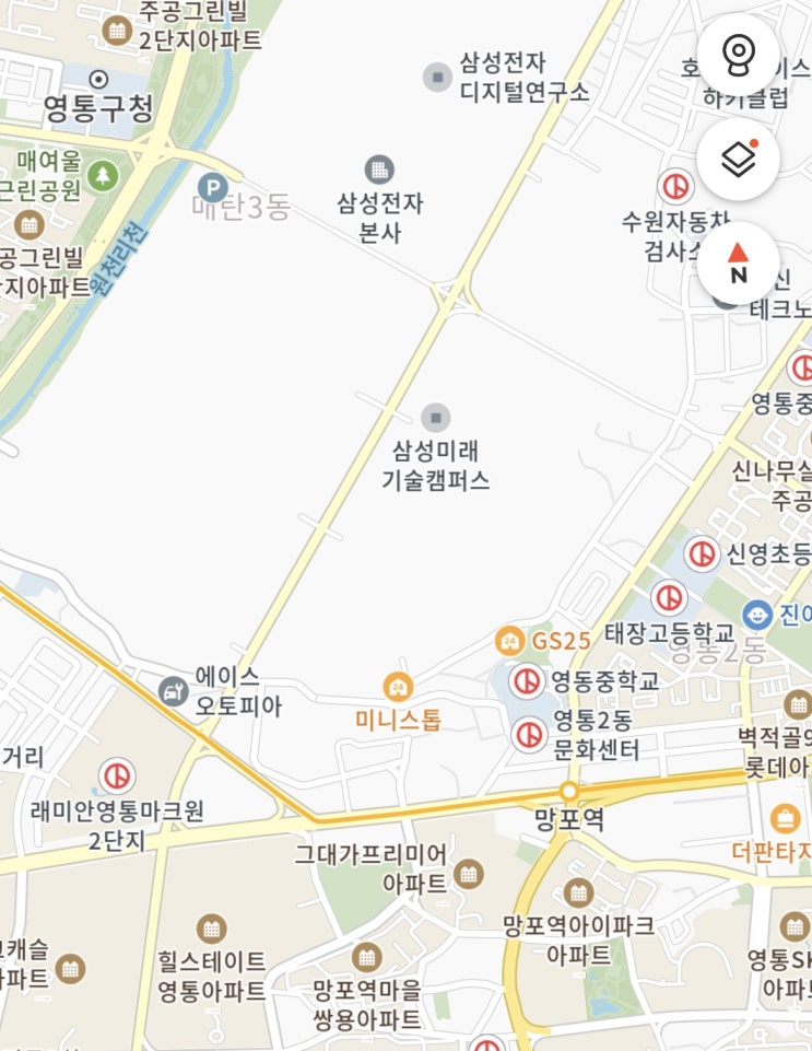  영통/망포 지역 입지 분석