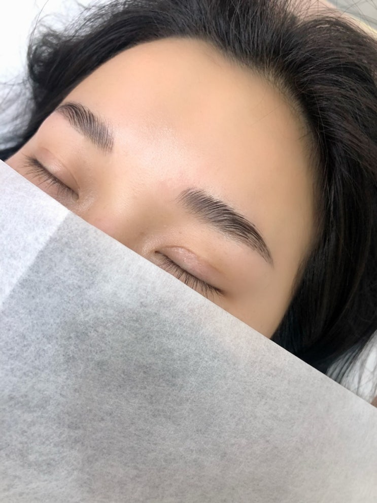  수원 눈썹 브로우리프트펌후기 /화서동신디뷰티랩