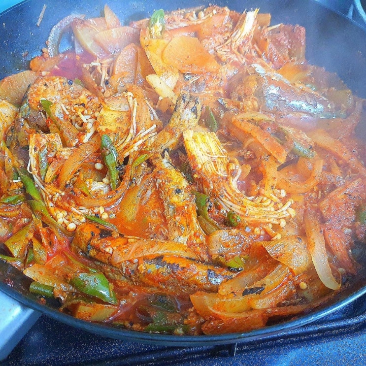 [꽁치무조림 만드는 법] 밥도둑 꽁치조림 진하게 졸이는 방법