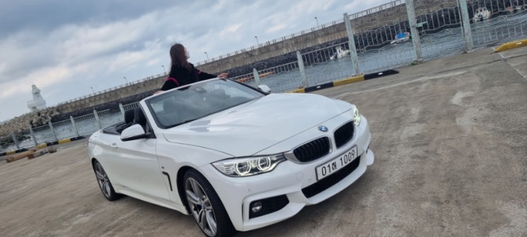  제주도렌트오픈카  bmw 428i 제주공항근처렌트카 인도
