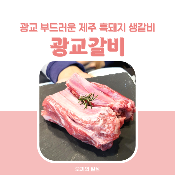 광교 돼지갈비 부드럽고 맛있는 광교갈비 + 예약, 서비스 냉면