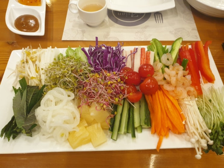  [월남쌈 맛집] 송파구 삼전역 아시안 테이블 직영본점(월남쌈 무한리필)