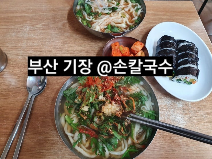  부산 기장손칼국수 백종원 3대천왕 맛집