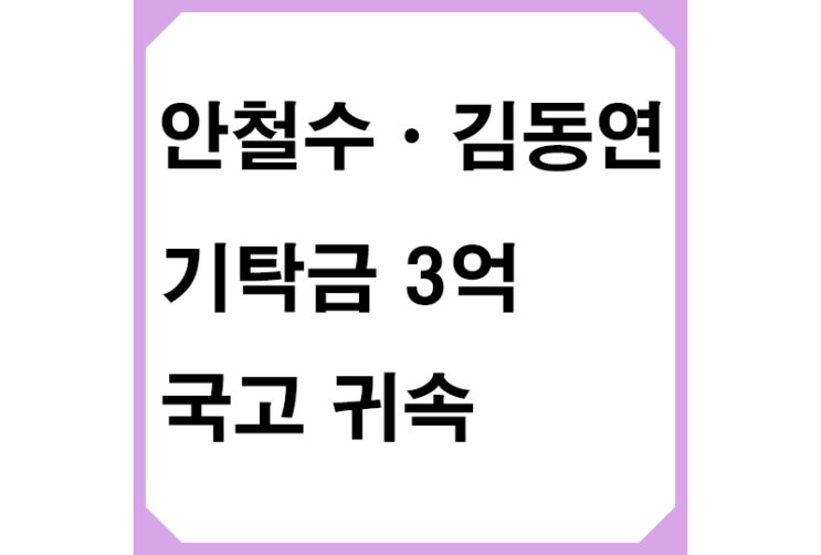 안철수, 김동연 대선 후보 사퇴, 기탁금은 국고 귀속