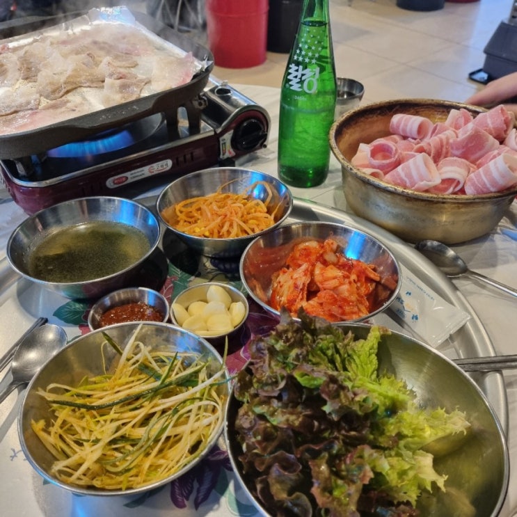  안산 냉동삼겹살 맛집 랭상집