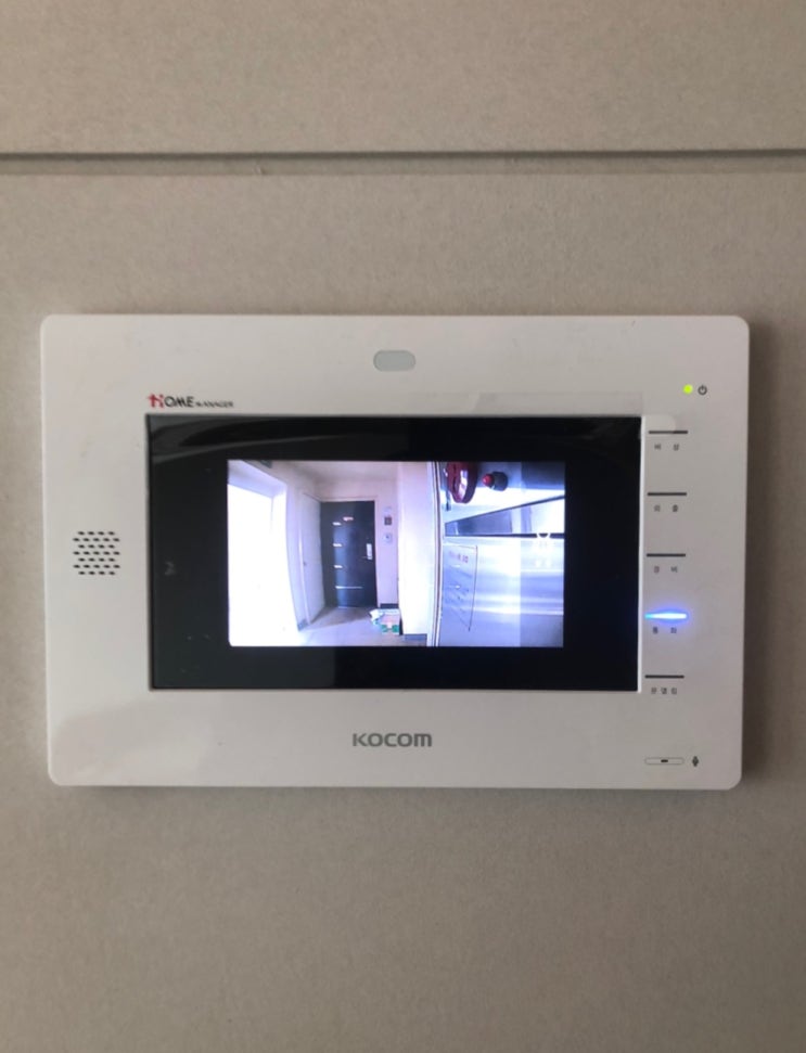  안양 비산동 안양임곡휴먼시아아파트 코콤 비디오폰 K6B VP-70A 설치 후기