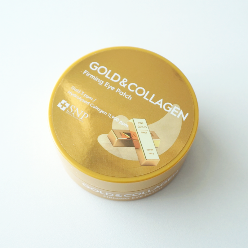 SNP 골드 콜라겐 아이패치로 눈가, 팔자주름 제거하기 쉽게!