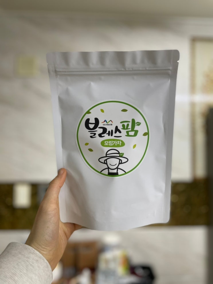  블레스팜 모링가차 한 잔으로 몸 속에 영양소를 채워줘요! (모링가티백)