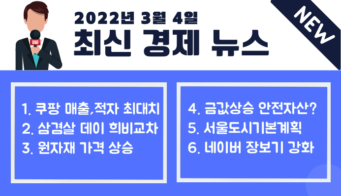  [3월 4일] 최신 경제 뉴스 모음