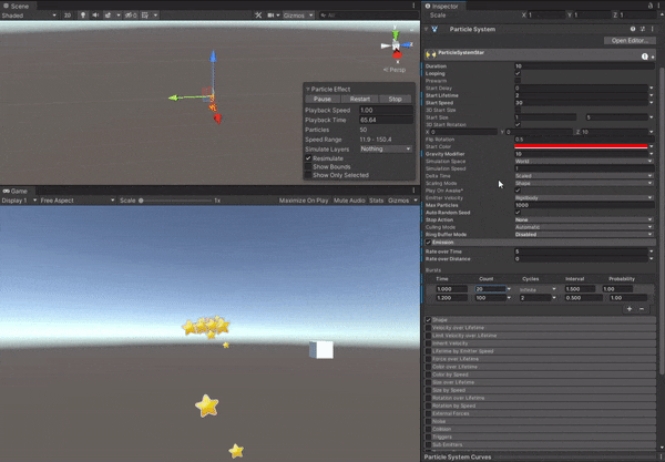 [UNITY] 유니티 파티클 시스템 Particle System 두번째 이야기 : 네이버 블로그