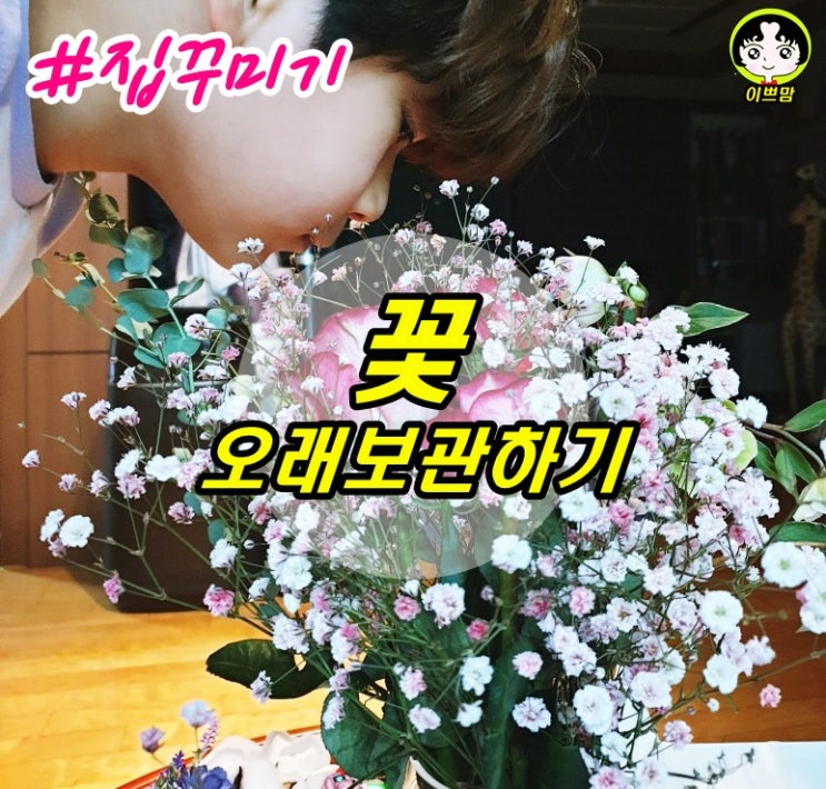 꽃다발 생화 보관 싱싱하게 오래 화병 꽃병에 꽂아서 봐요