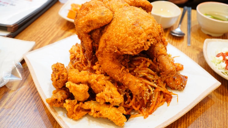  목동아구찜 통닭 토핑까지 푸디랜드 나온 진아구 목동점