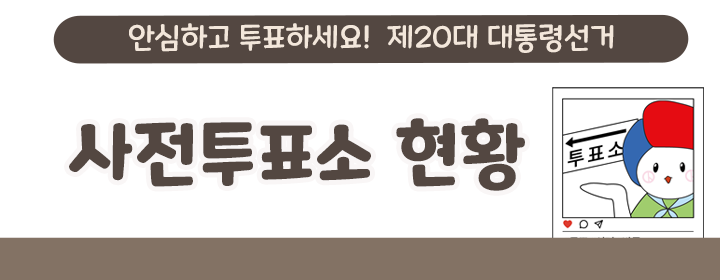  제20대 대통령선거 사전투표 방법
