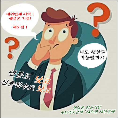  대위변제 이력자 직장인 햇살론 승인 사례