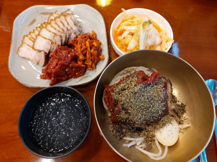  [제주순메밀막국수] 맛도 가격도 기대에 못 미쳤던 제주신화월드 근처 식당 (feat. 메뉴판, 영종도 동해막국수 비교)