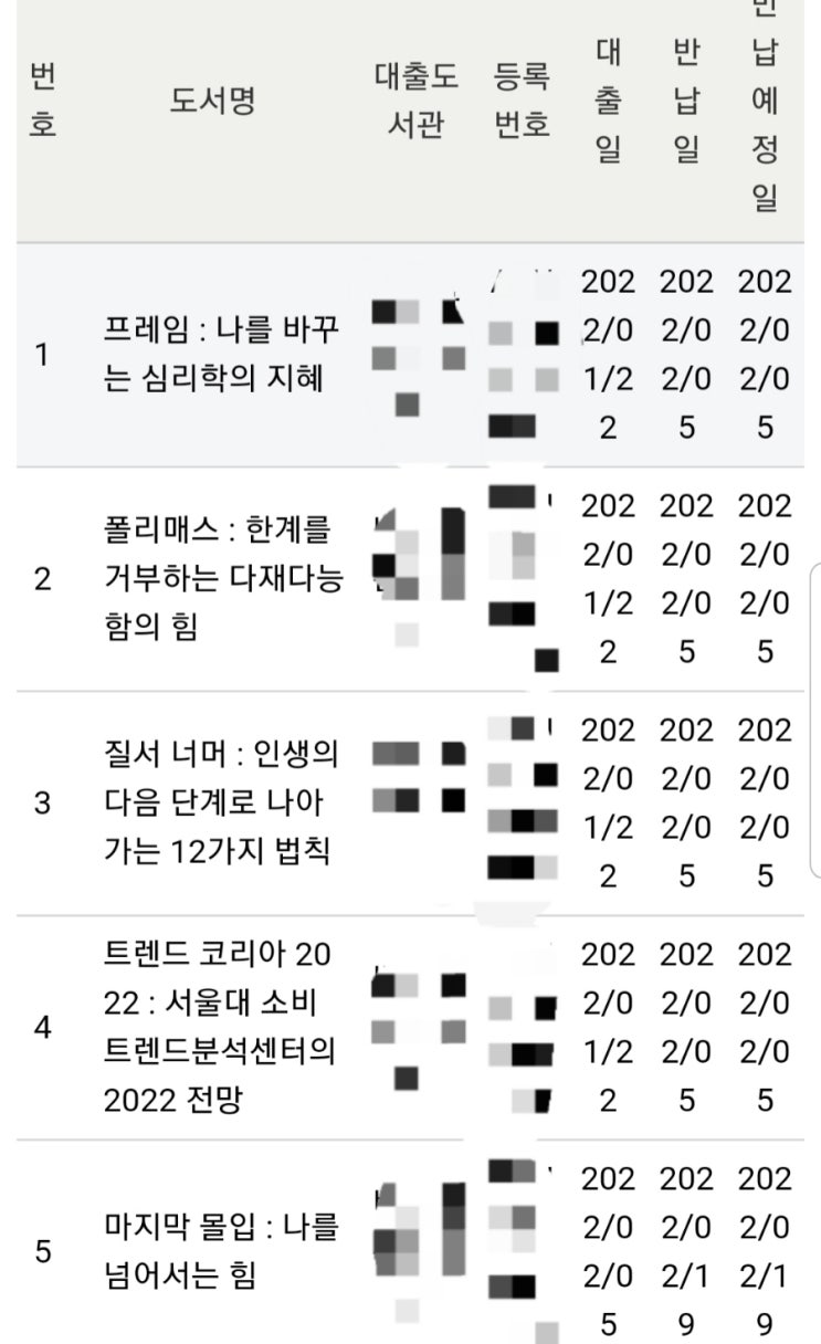  지금까지 읽은 책