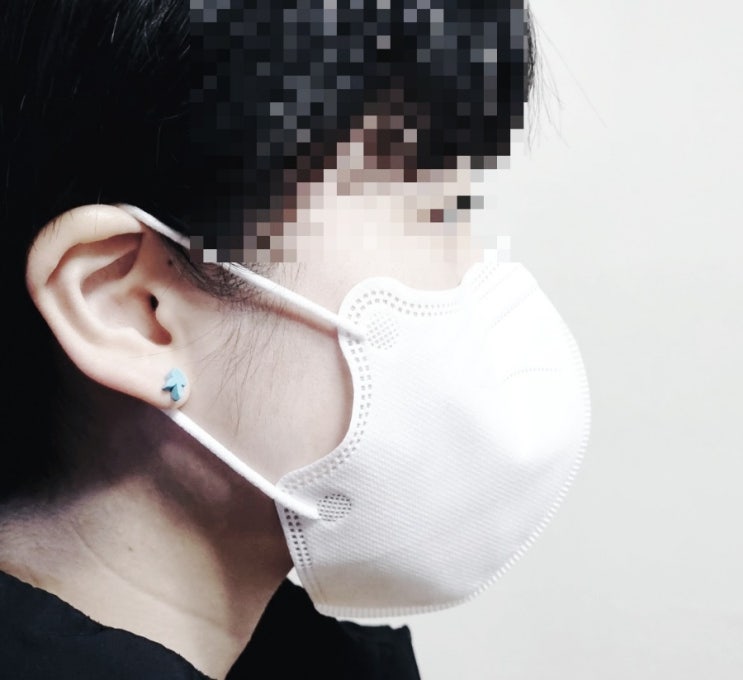  KF-94 마스크 대형 새부리형 화이트 마스크 후기