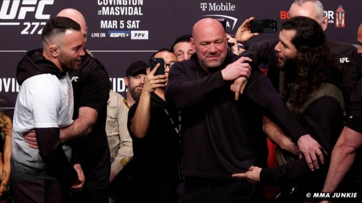 UFC 272: 코빙턴 vs 마스비달 계체 결과와 영상 UFC 272: 코빙턴 vs 마스비달 계체 결과와 영상