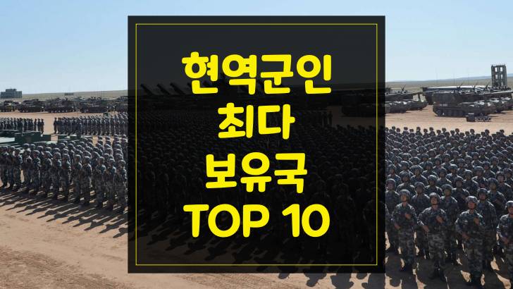 2022년 세계 병력순위 (현역군인,예비군,준군사조직 포함) -> 세계 현역군인 순위 : 대한민국 8위 2022년 세계 병력순위 (현역군인,예비군,준군사조직 포함) -> 세계 현역군인 순위 : 대한민국 8위