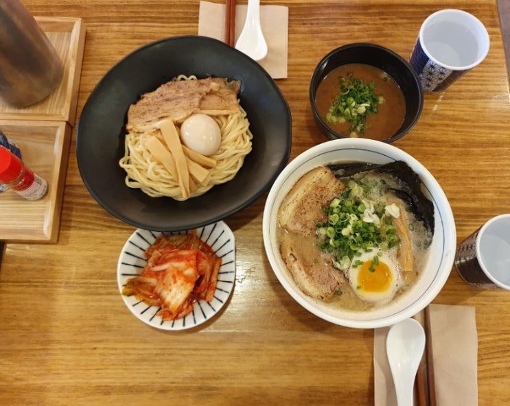  홍대 라멘 추천: 호호라멘 리뉴얼된 신메뉴 츠케멘 ,돈코츠 라멘 맛있어