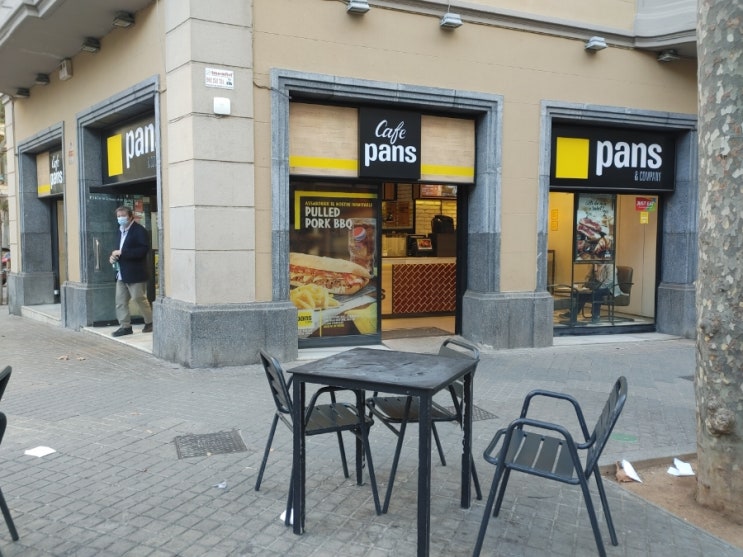 빤스(Pans)-바르셀로나 현지 샌드위치(?)? 바게트 빵으로 만드는 샌드위치