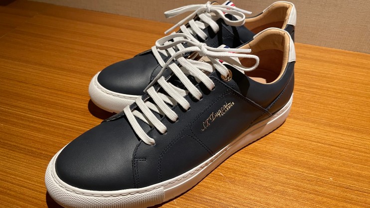 남편 생일선물로 캐쥬얼한 브랜드 남자 신발 듀퐁 스니커즈를 선물했어요! (feat 착용샷 포함)