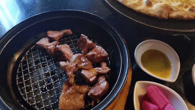  [인하대술집] 인하대 아미고에서 화덕 훈제오리와 고르곤졸라 피자 후기