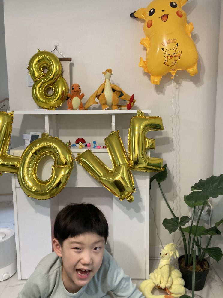  포켓몬 매니아 아들은 이렇더라(feat 8살 남자아이 포켓몬  생일파티 생일상차림 서커스래빗 케이크 카드자판기)