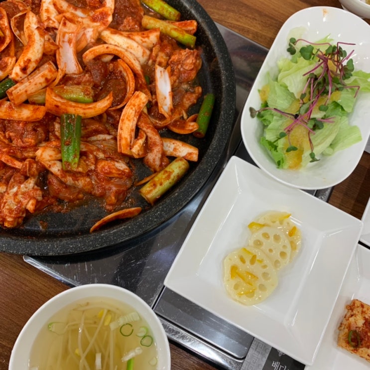  비전동맛집 배다리식당 오리주물럭, 볶음밥까지 완벽!