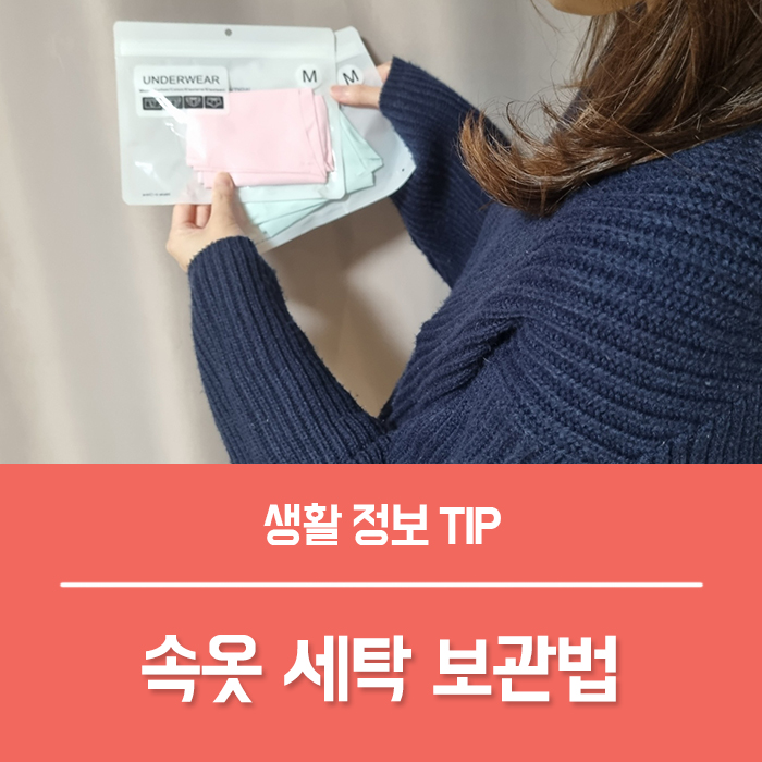  여성 속옷 세탁법 정리 중성 세제로 손빨래 하기