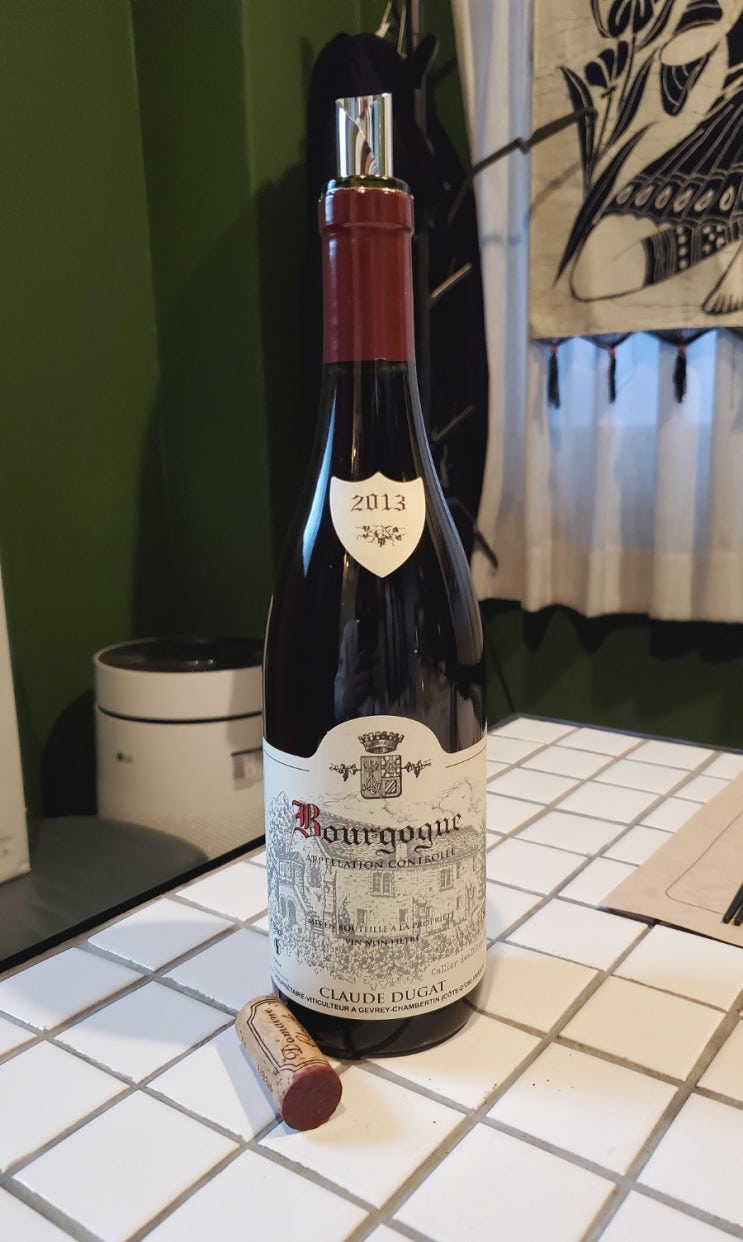 Domaine Claude Dugat Bourgogne Rouge 2013, 도멘 클로드 뒤가 부르고뉴 루즈