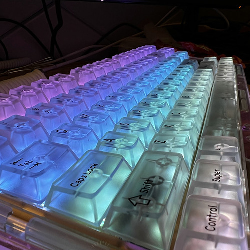 드랍 MITO KEYSTERINE KEYCAP SET 투명 키캡 세트
