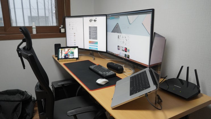  맥북 프로 M1 MAX 4K 듀얼모니터 후기, DEll D6000s 셋팅방법