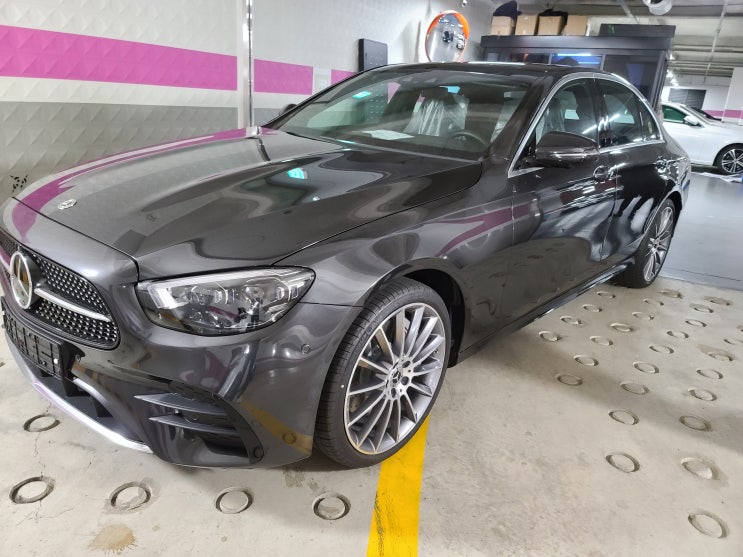  2022 벤츠 E350 4MATIC AMG라인 신차계약후 자동차등록전 정비사 출장 신차 검수 후기
