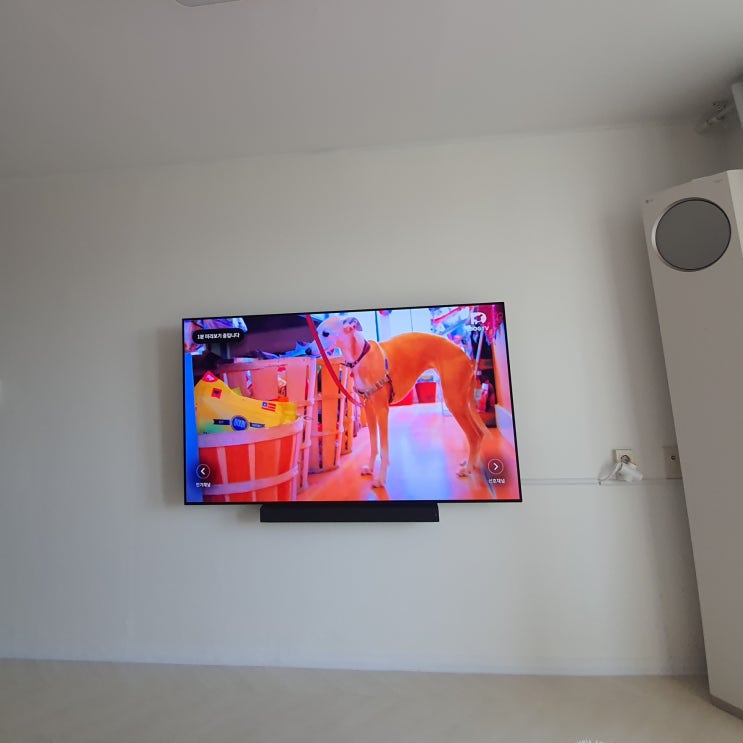  벽걸이 TV 선정리, 선숨김 설치 비용 3000원이면 해결!