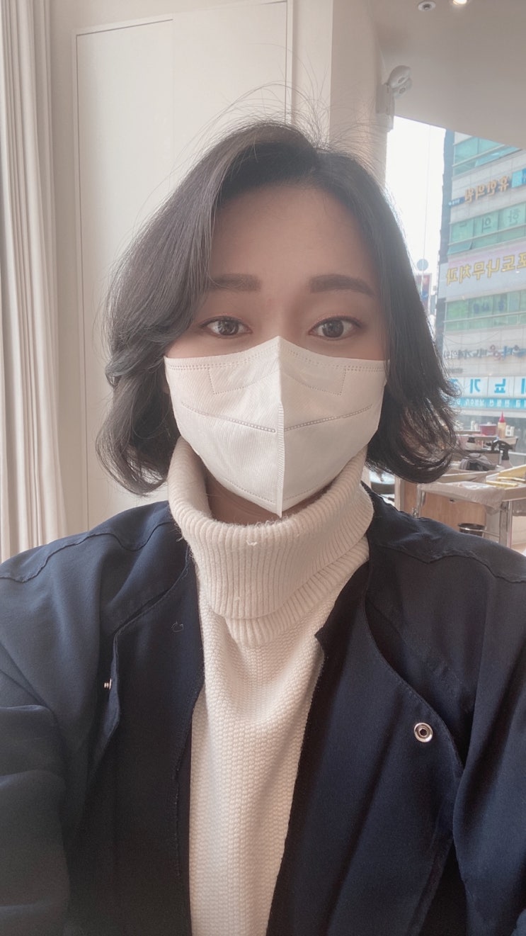  청주 강서동 미용실 손수 헤어에서 C컬 단발펌 넘 예뻐요! by주혁쌤
