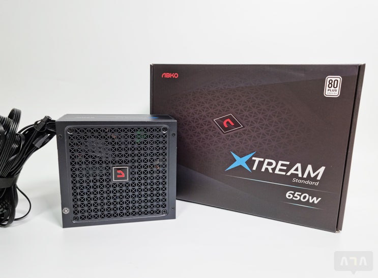  앱코 XTREAM XT-650B 80PLUS STANDARD 가면을 쓴 실버급 컴퓨터 파워서플라이 리뷰