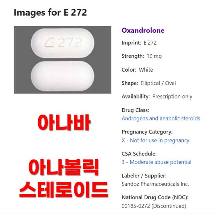  아나바(옥산드롤론) 스테로이드가 안전하다 생각하면 보세요
