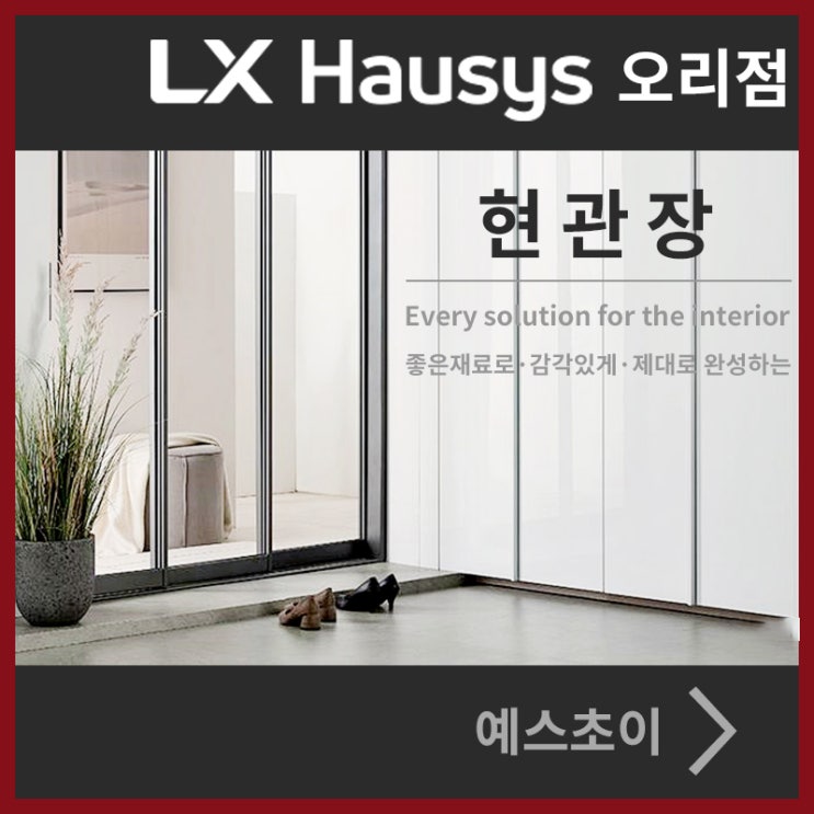  LX지인 현관장 - 우리집 첫인상