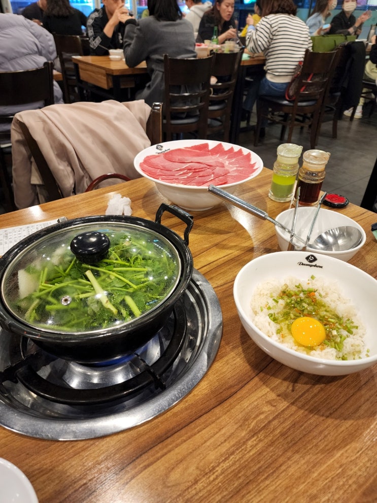  [방이맛집 잠실맛집] 등촌샤브칼국수 방이본점