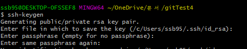  Git 정리 13. SSH 인증 기능 사용하기
