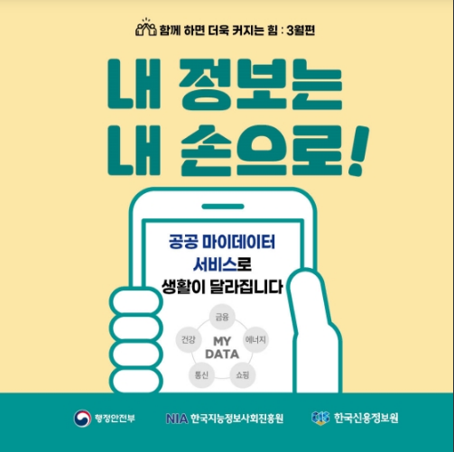 서류 없이 신용대출·카드 발급… 공공 마이데이터 서비스_행정안전부 서류 없이 신용대출·카드 발급… 공공 마이데이터 서비스_행정안전부
