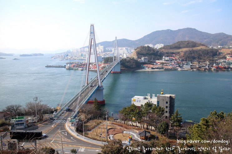  여수 돌산공원 - 새로 들어선 멋진 전망대, 놀아정류장