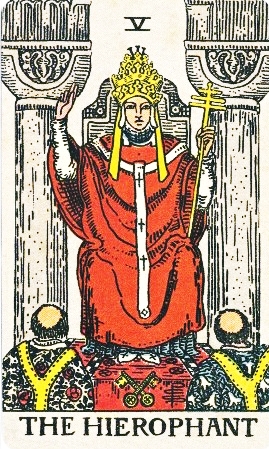 [타로의 세계] 5번 교황 카드 THE HIEROPHANT