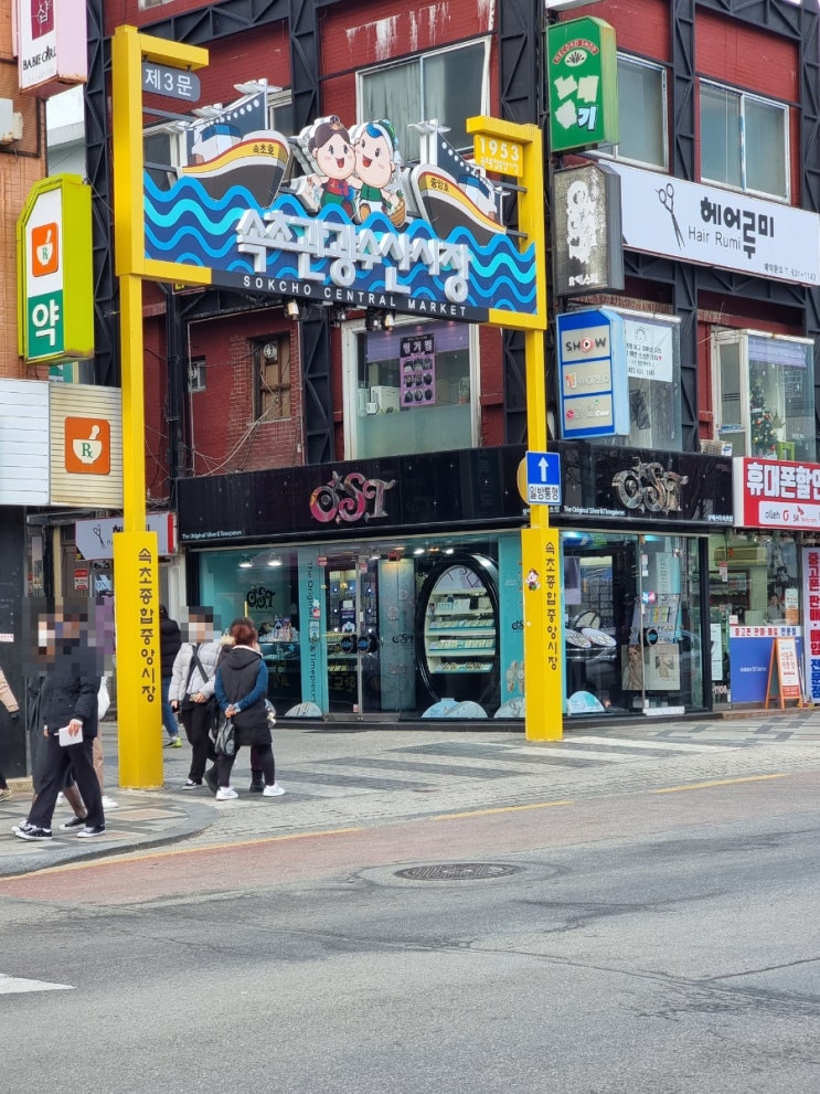 속초가볼만한 곳 <속초관광수산시장>과 그 주변 그 어느곳보다 관광객이 많았던 곳