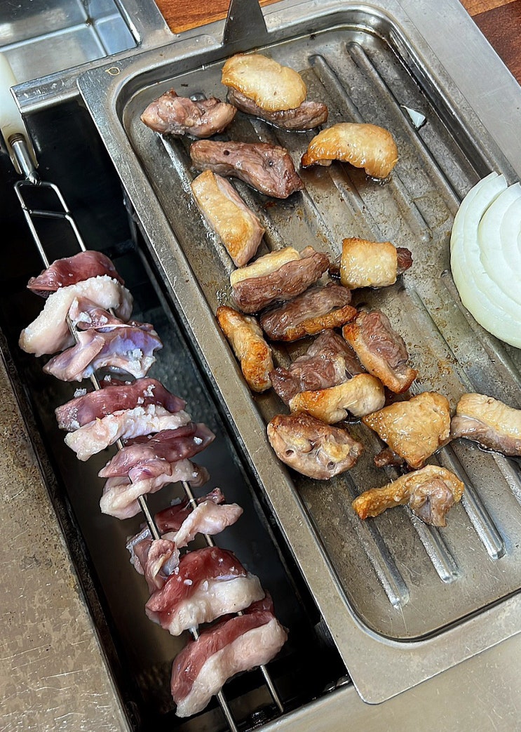 [목포 맛집] 대명 유황 오리 숯불 구이/ 미나리 오리탕 현지인 맛집