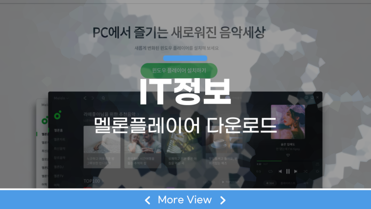 멜론 플레이어 다운로드 이벤트 할인과 같이 해보자