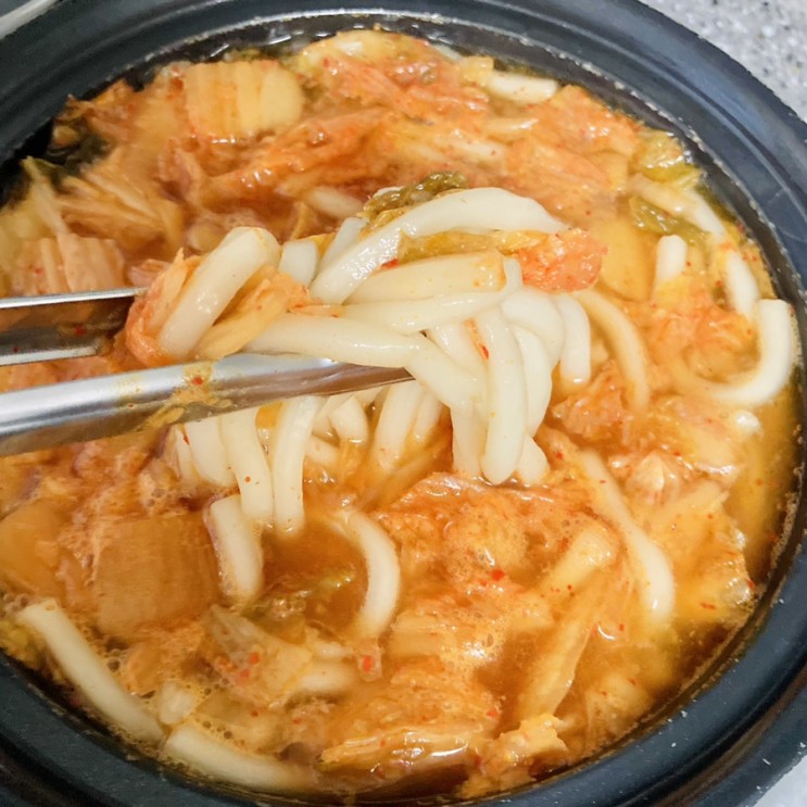 [쿡박스] 따뜻한 김치말이우동 한 그릇이 생각날땐 쿡박스 우동밀키트