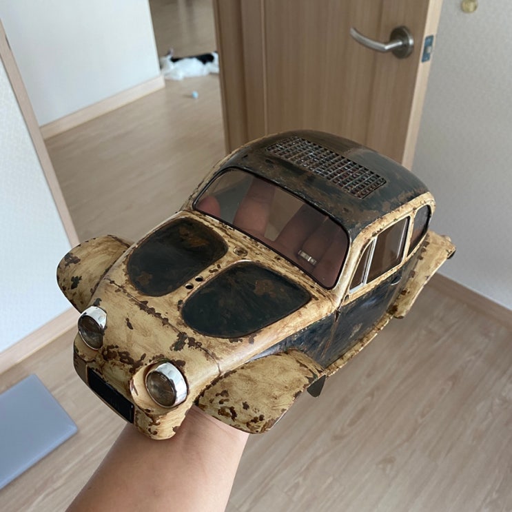  [TAMIYA RC CAR BLITZER BEETLE] 초보 타미야 알씨카 도색 색칠 놀이 - 블리처 비틀(feat. 웨더링)