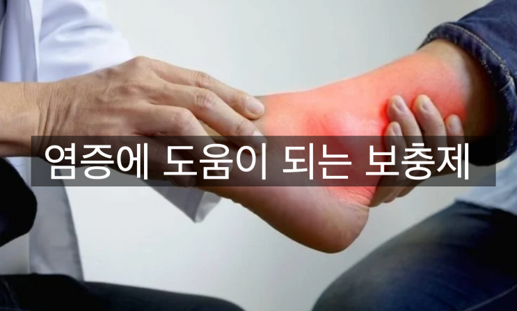  염증에 도움이 되는 보충제 보조제